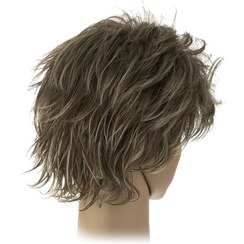 تصویر کلاه گیس کوتاه ساتورا مدل MAURA کرنلی جنس الیاف ابریشم Sathura Wig MAURA – Short Cornrow Synthetic Silk Fiber Hair Wig for Women