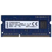 تصویر رم لپ تاپ DDR3L تک کاناله 1600 مگاهرتز CL11 کینگستون مدل HP-16D3LS1KFG-PC3L 12800S ظرفیت 4 گیگابایت 