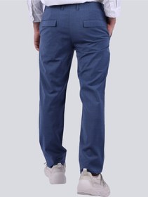 تصویر شلوار رسمی کژوال ساده با فیت معمولی در رنگ آبی برند selected Plain Casual Business Regular Fit Pant in Blue