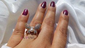 تصویر انگشتر پروانه مروارید 