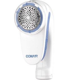 تصویر پودرزن و پرزگیر پارچه کنیر، پودرزن پارچه قابل حمل با باتری، سفید برند conair 