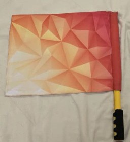 تصویر پرچم کمک داوری سه بعدی فوتبال اعلا 