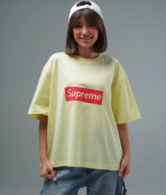 تصویر تیشرت باکسی supreme 