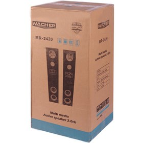 تصویر اسپیکر دسکتاپ مچر مدل MR-2420 MACHER Speaker Desktop MR-2420