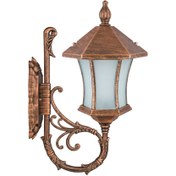 تصویر چراغ دیواری پارکی تکشیدفام مدل ویکتوریا کمرباریک کد 8203-16 