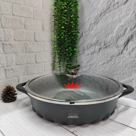 تصویر تابه چدن SG با دسته نسوز و کیفیت تضمینی - سایز 36 