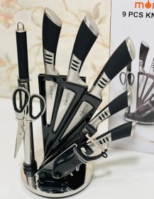 تصویر سرویس کارد و ساطور مونتینی 9تکه Montini 9pcs knife set