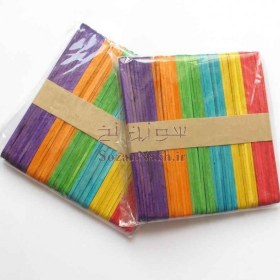 تصویر چوب بستنی کوچک رنگی 