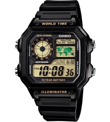 تصویر ساعت مچی مردانه کاسیو مدل CASIO-AE-1200WH-1B 