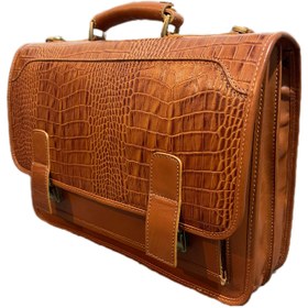 تصویر کیف اداری چرم 