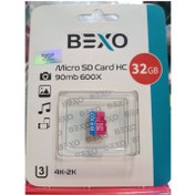 تصویر رم میکرو BEXO کارت حافظه Micro SD بکسو مدل 32 GB u3 90mb 600x کلاس 10 استاندارد UHS-I U3 ظرفیت 32GB