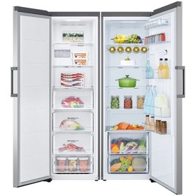 تصویر یخچال فریزر ال جی دوقلو سیلور مدل ۴۱۱/۴۱۴ 