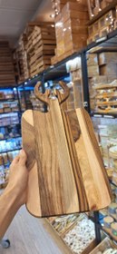 تصویر تخته گوشت چوبی طرح گوزن 