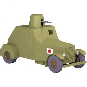 تصویر تانک تن تن the armoured car – 1/24 model car 