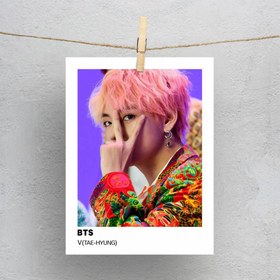 تصویر پولاروید بی تی اس کیم تهیونگ 