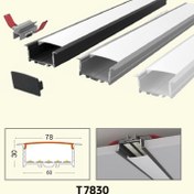 تصویر چراغ لاینر توکار برش 60 میلیمتر اکولاین کد T7830 