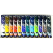 تصویر اکریلیک12رنگ21میل تیوپی پارس 