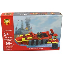 تصویر لگو 3015 بی تی مدل قایق آتشنشان 99 قطعه LEGO 3015 BT