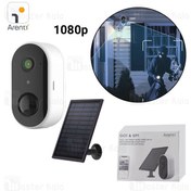 تصویر دوربین نظارتی هوشمند آرنتی Arenti GO1 and SP1 1080p Wire Free Wifi Battery Solar با پنل خورشیدی 