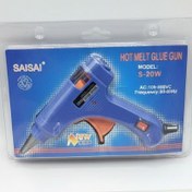 تصویر دستگاه چسب تفنگی همراه با چسب 