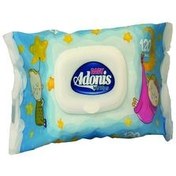 تصویر دستمال مرطوب کودک آدونیس بسته ۱۲۰ عددی 