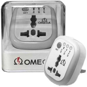 تصویر آداپتور 3 به 2 تایمردار مدل OMEGA 