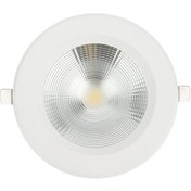 تصویر پنل گرد دیپ توکار دان لایت سی او بی ۳۰ وات افراتاب 