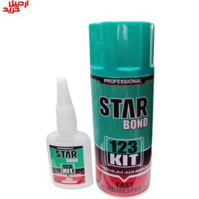 تصویر چسب 123 استار باند مدل سبز – star bond 123 kit professional adhesive 400ml 