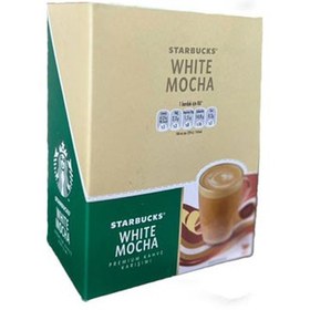 تصویر قهوه فوری White Mocha وایت موکا استارباکس ا StarBucks White Mocha 24g StarBucks White Mocha 24g