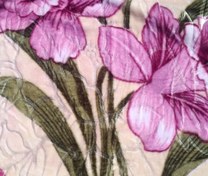 تصویر پتو یکنفره گلبافت رنگ طوسی روشن 