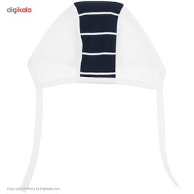 تصویر کلاه بندي نوزادي نيلي مدل Navy Blue Stripes ا Nili Navy Blue Stripes Baby Hat Nili Navy Blue Stripes Baby Hat