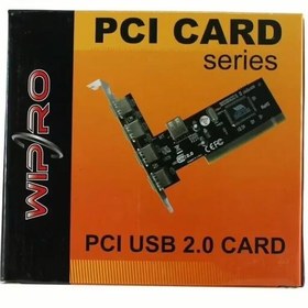 تصویر کارت یو اس بی PCI Usb2.0 مدل wipro پی سی ای pci usb 2 