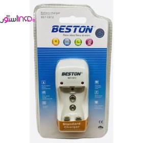تصویر شارژر باتری بستون مدل BST-C812B دو تایی 