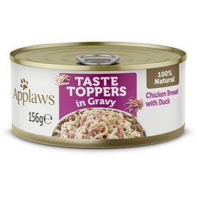 تصویر تاپر طعم‌دهنده مرغ و مرغابی در سس از برند Applaws برند applaws Applaws Taste Topper in Gravy Chicken and Duck