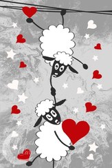 تصویر فرش کودک فانتزی طرح ببعی عاشق! -کد 633 