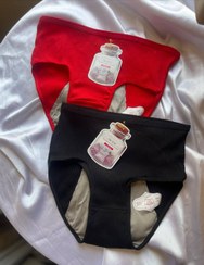 تصویر شورتکس کبریتی سایز XL و XXL رنگ مشکی و قرمز 