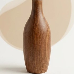 تصویر گلدان چوبی 