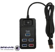 تصویر هاب 5 پورت USB 3.0 پی نت مدل P-250 