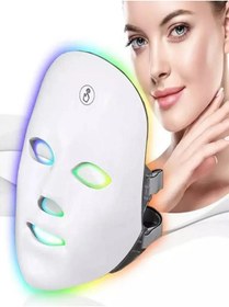 تصویر دستگاه پاکسازی صورت اورجینال برند Fosilavm مدل Wireless LED Anti-Aging Facial Mask کد 704320790 