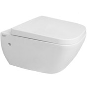 تصویر توالت فرنگی وال‌هنگ مروارید مدل کاپریس 