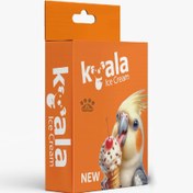 تصویر بستنی پرنده کوالا – تشویقی فانتزی و خوش‌طعم مخصوص طوطی و عروس هلندی Koala Bird Ice Cream – Fancy Treat for Parrots
