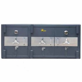 تصویر گاوصندوق زیر ویترینی سه درب 