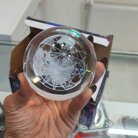 تصویر گوی چرخشی کره زمین مدل 10 سانتی کد 040 