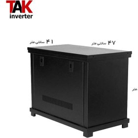 تصویر کابینت باتری ( بانک باتری ) استاندارد دو طبقه مدل 100-BQ4 Battery Bank Standard BQ4-100