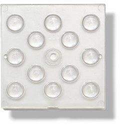 تصویر لنز اس ام دی 12 وات بلوکی خیابانی 170*60 درجه، 50*50 میلیمتر، SMD، SMD Lense12w, 50*50mm