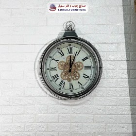 تصویر ساعت دیواری اورجینال والتر آلیاژ فلزی نقره ای| کد رفرنس 6121 کد محصول:65329