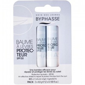 تصویر بالم لب بایفاس مدل PROTECTEUR بسته 2 عددی BYPHASSE PROTECTION LIP BALM SPF30