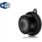 تصویر دوربین مداربسته وایفای بیسیم کوچک آویزی V380 Mini Cam SQT 3mp WiFi 