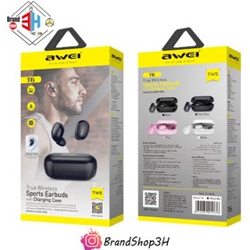 تصویر هدفون بی سیم آوی مدل T6 Awei T6 Wireless Headphones