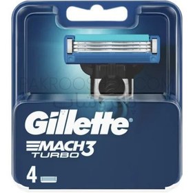 تصویر تیغ یدکی Gillette Mach3 Turbo 